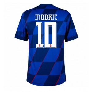 Fotbalové Dres Chorvatsko Luka Modric #10 Venkovní Oblečení ME 2024 Krátký Rukáv